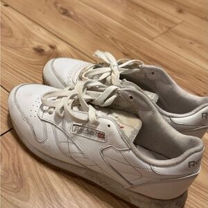 Reebok Classic White Leather Sneakers